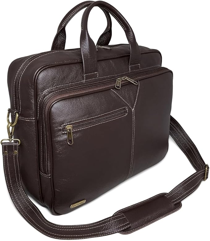 Pasta Executiva Grande De Couro Para Notebook