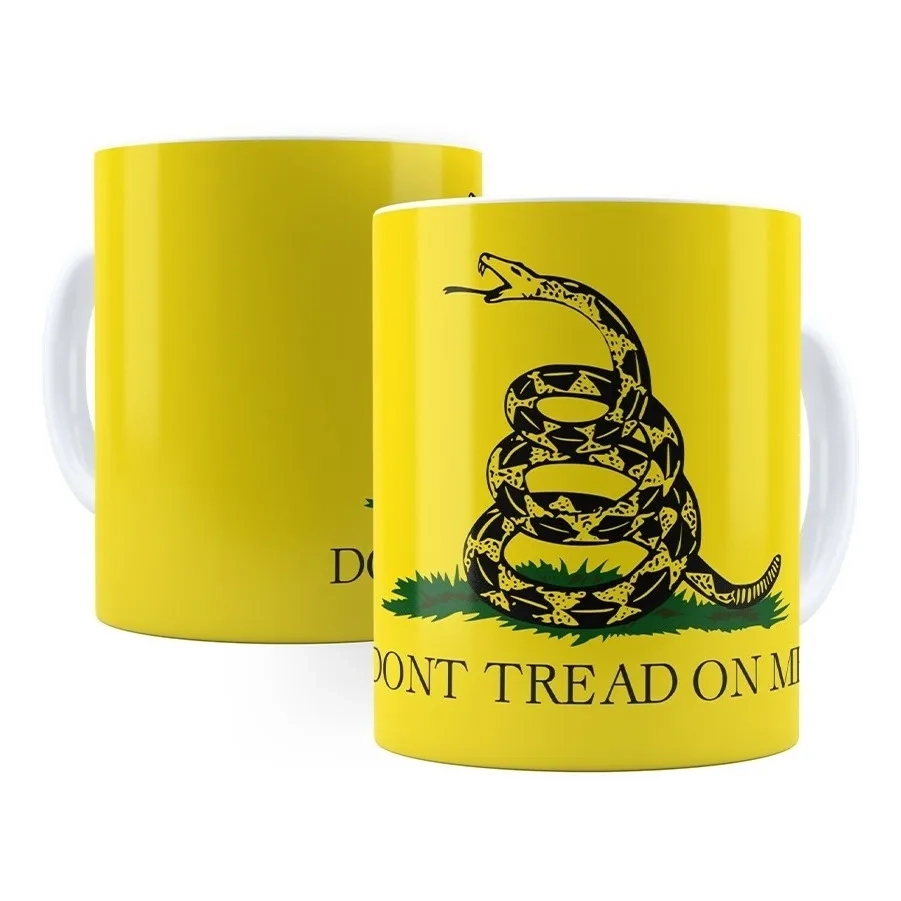 presente de amigo secreto até R$50-presente para homem-presente para homens-Caneca Don't Tread On Me