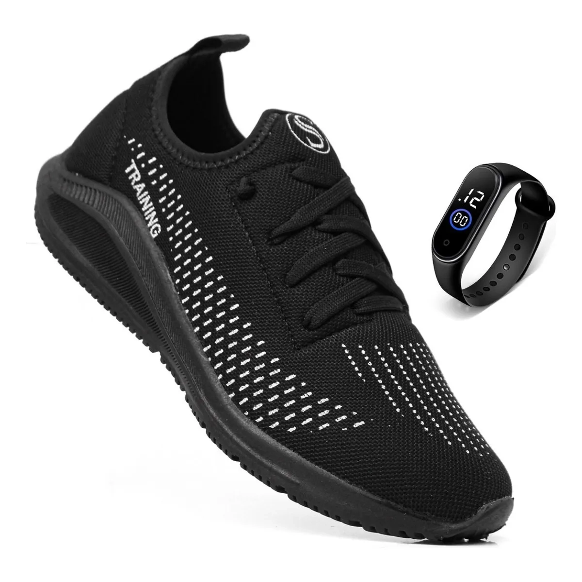 presente de amigo secreto até R$50-presente para homem-presente para homens-Tênis Training + Relogio